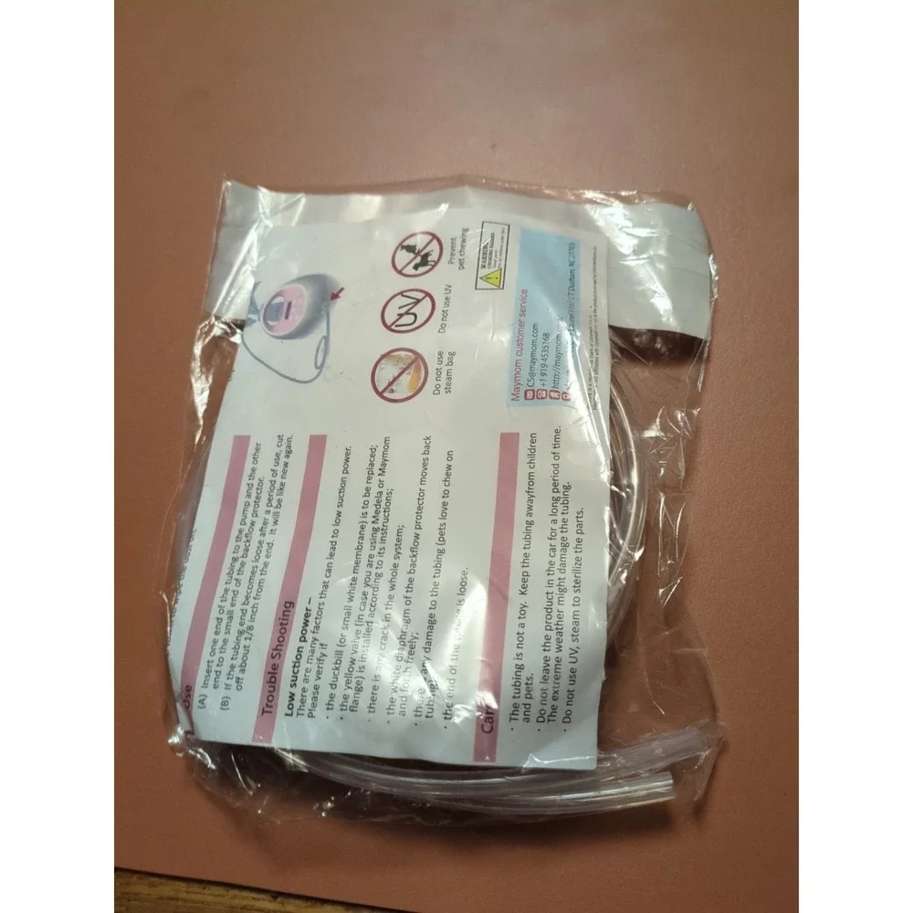 Maymom Breast pump Tubing New In Package